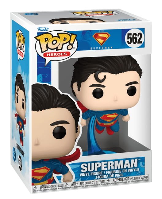 A Funko Pop! Superman Figurine