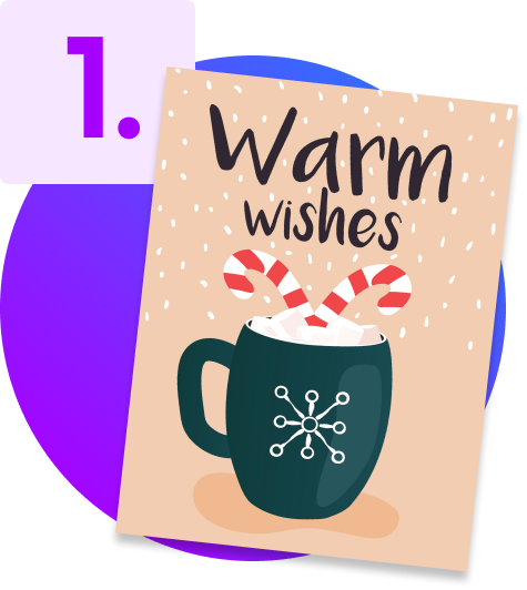 front cover of greeting card