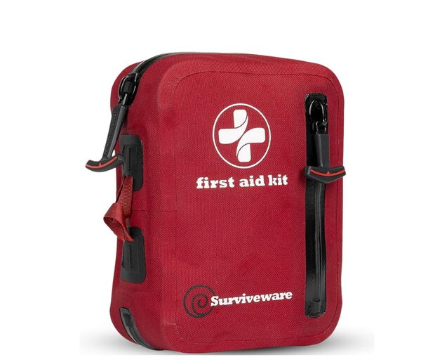 Surviveware 98 Pcs Waterproof Premium Survival First Aid Kit
