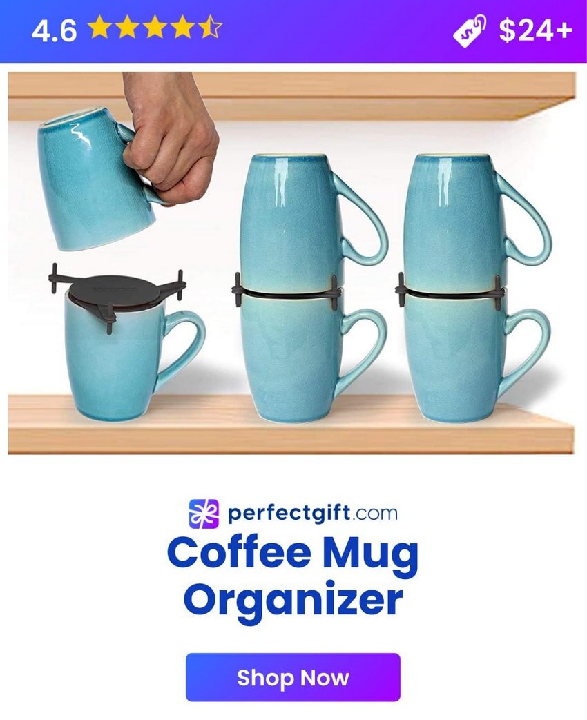 Coffee mug organizer