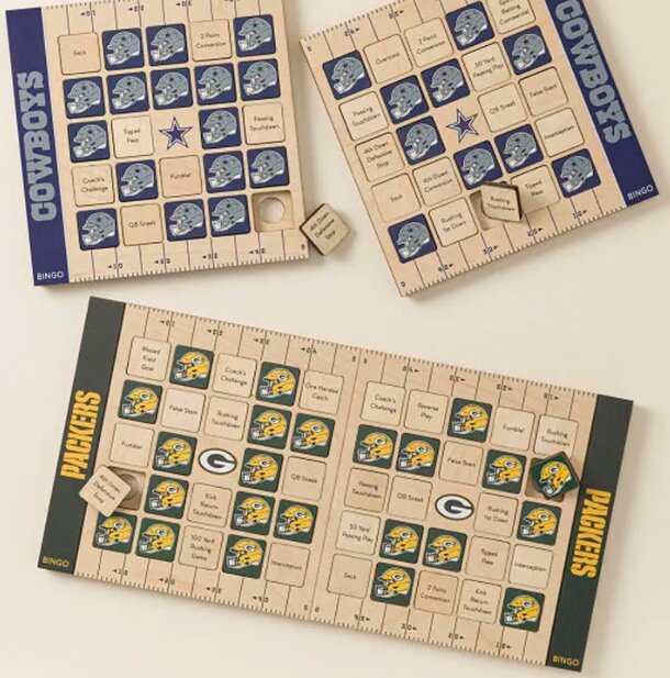 NFL Game Day Bingo Card