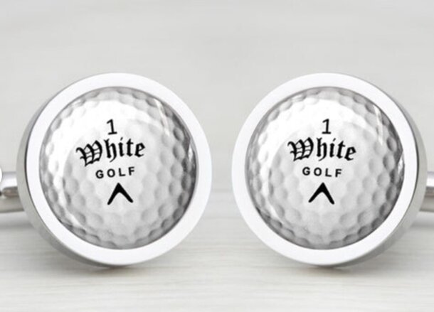 Golf Ball Cufflinks