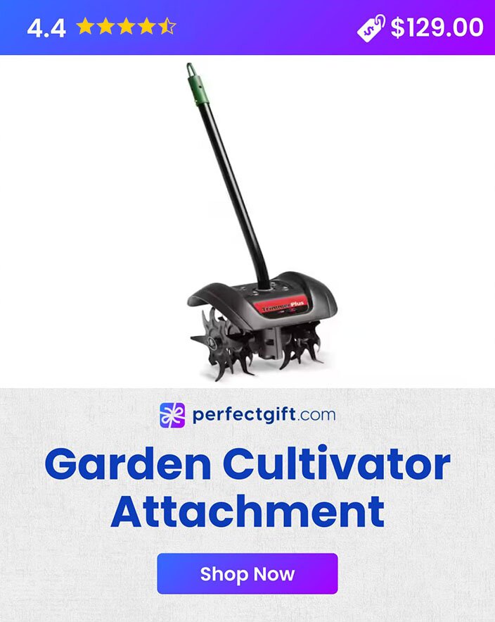 Garden Cultivator String Trimmer Attachment