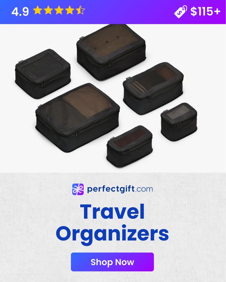 A Luxury Travel Organizer Set
