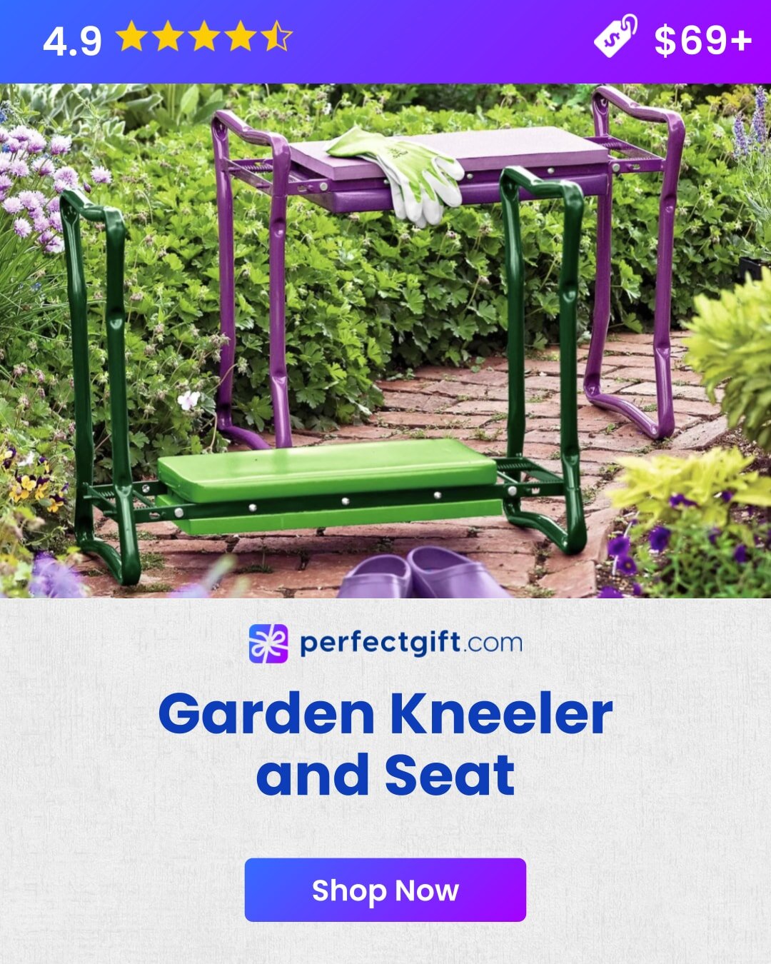 Heavy-Duty Garden Kneeler and Seat