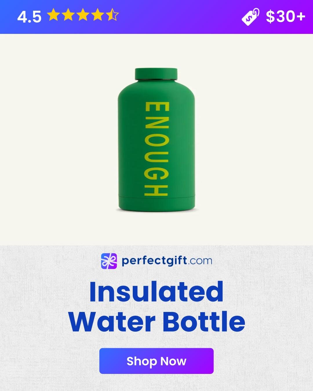 Insulated Water Green Bottle