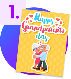 front cover of greeting card