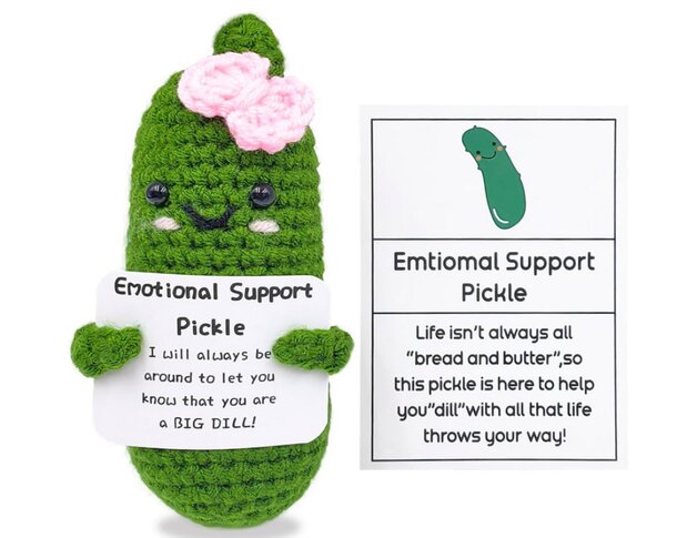 The Emotional Encouraging Support Pickle Doll
