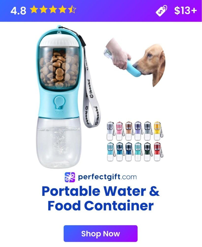 Portable container for water and food, designed for easy transport and storage during outdoor activities.