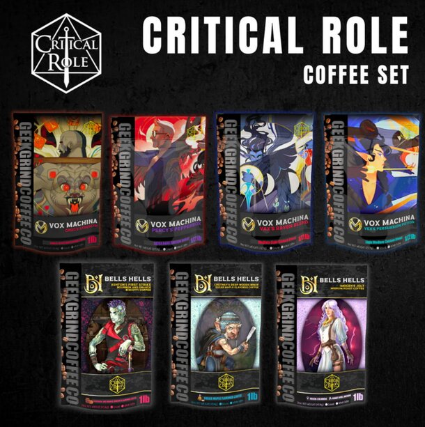 Critical Role coffee set