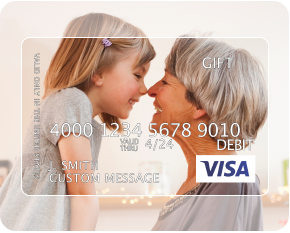 image of one reward card with customized photo