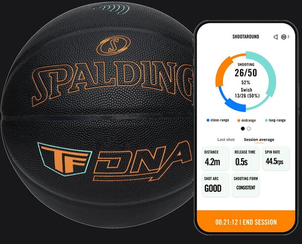 A woman sitting on a bench, wearing headphones, appears to be enjoying music or a podcast in a serene setting.