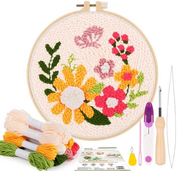 Needle embroidery starter kit