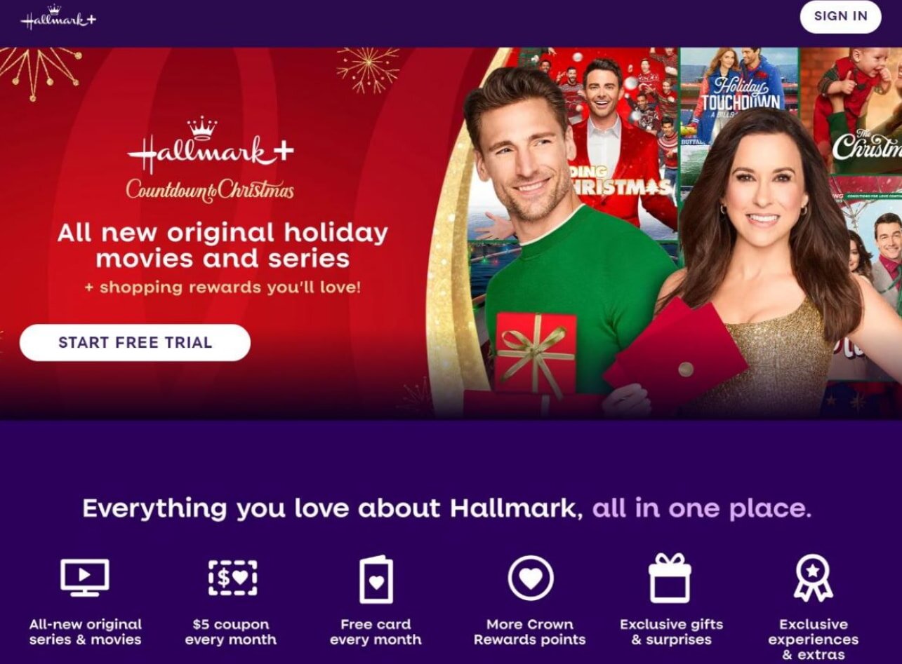 Hallmark+ Channel Subscription