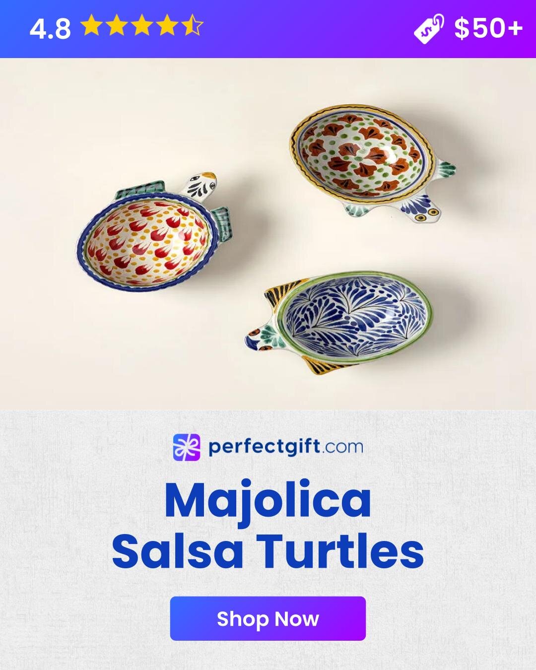 Colorful ceramic turtles with a glossy finish, ideal for gifting, showcasing intricate mariolica salsa designs.