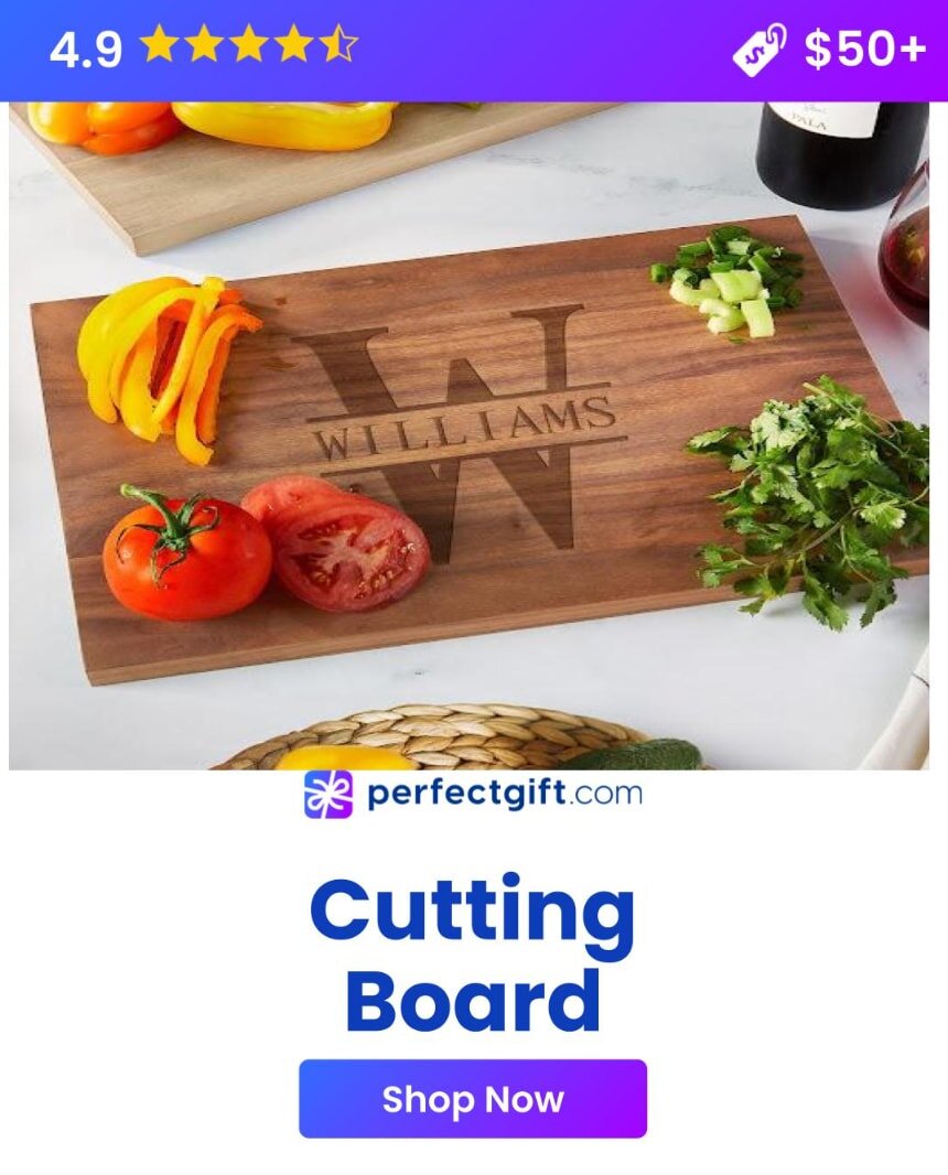 Personalized cutting board