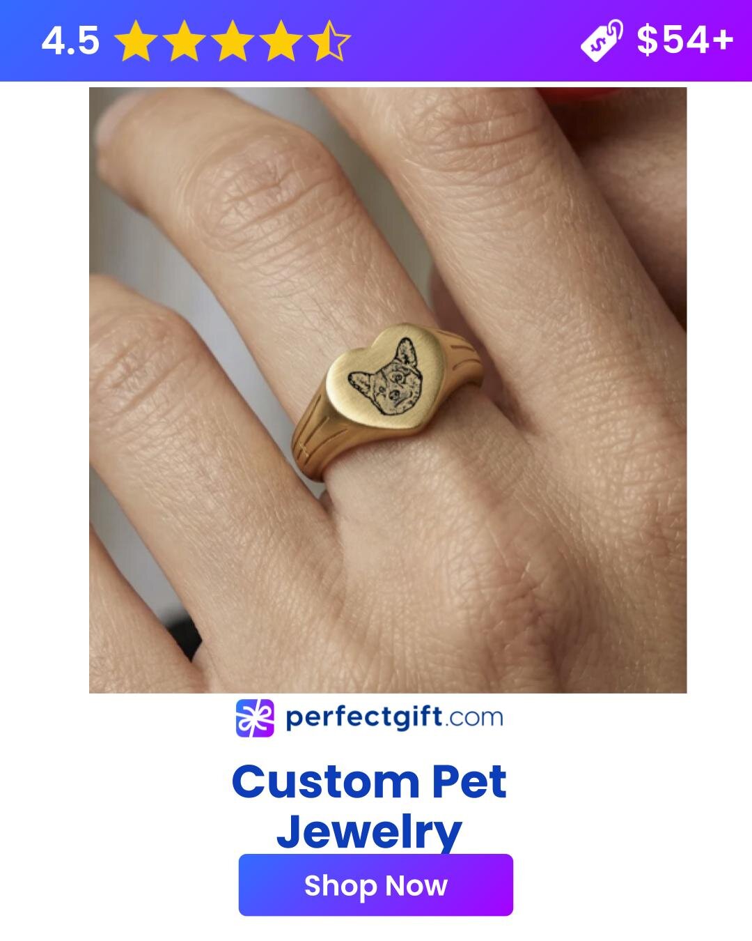 Jewelry with the dog’s name or image