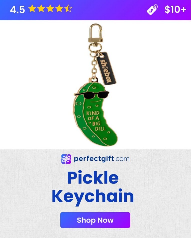 Pickle Keychain 