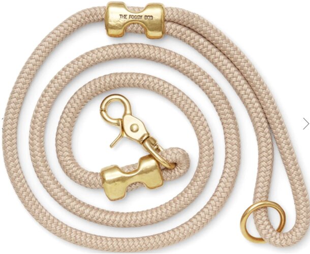 A leash that looks luxuriously stylish while remaining functional 