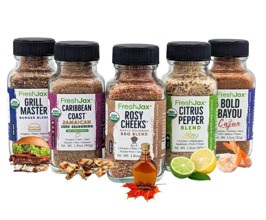 A close-up of a freshly made seasoning mix, featuring a blend of herbs and spices, ideal for flavoring dishes.