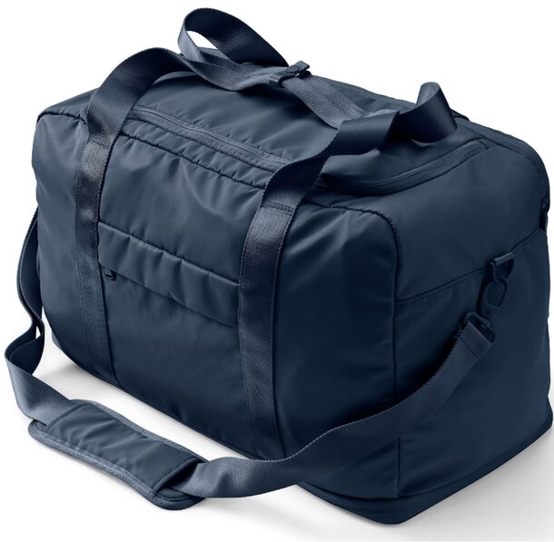 A nylon duffel bag featuring two sturdy straps for easy carrying.