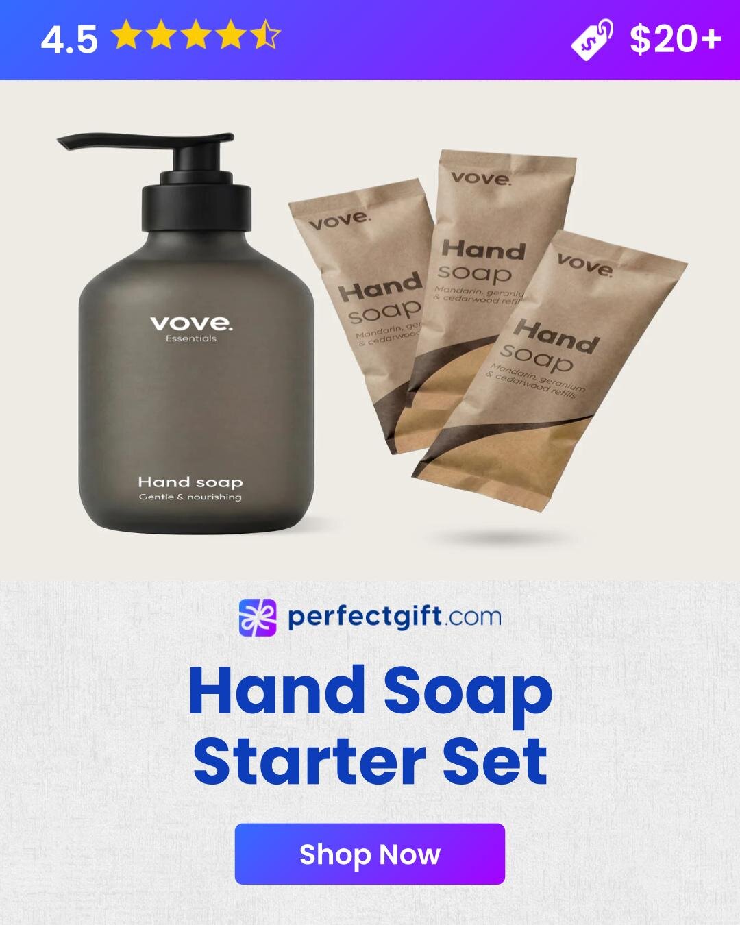 A collection of hand soaps in different fragrances, perfect for introducing a fresh touch to your hygiene routine.