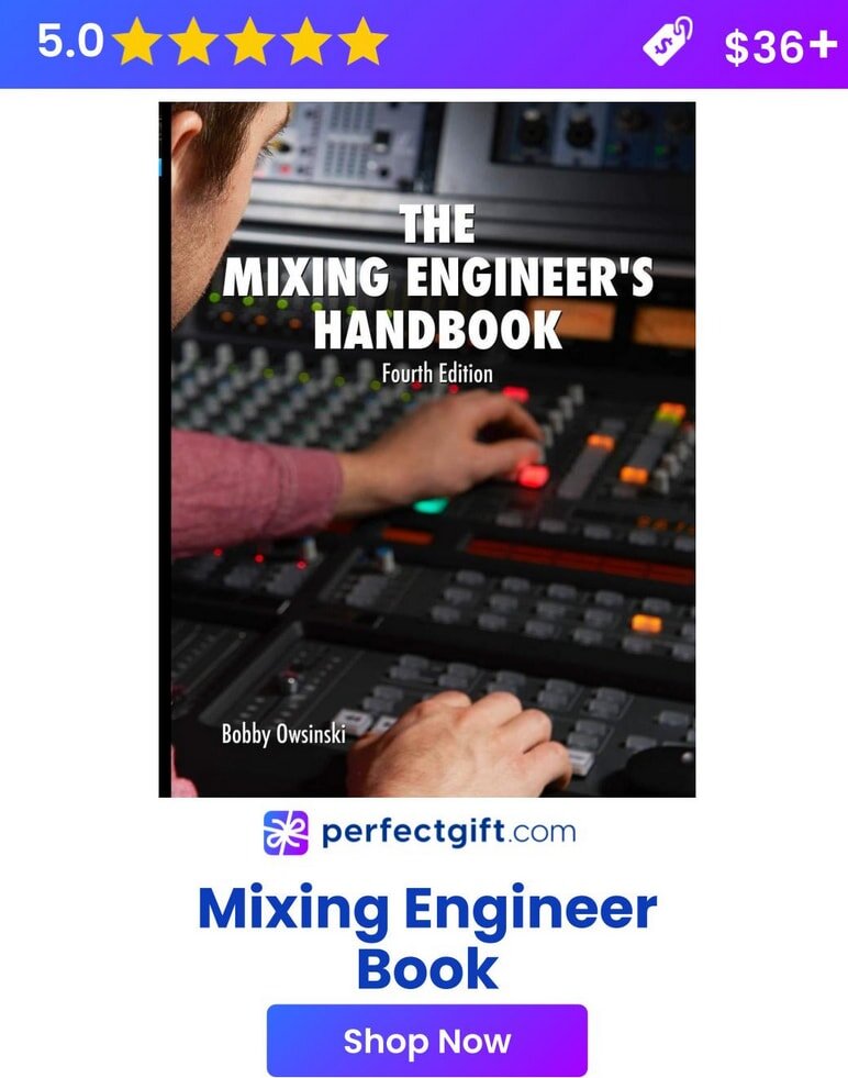 The Mixing Engineer's Handbook, a guide for audio mixing techniques and best practices in music production.