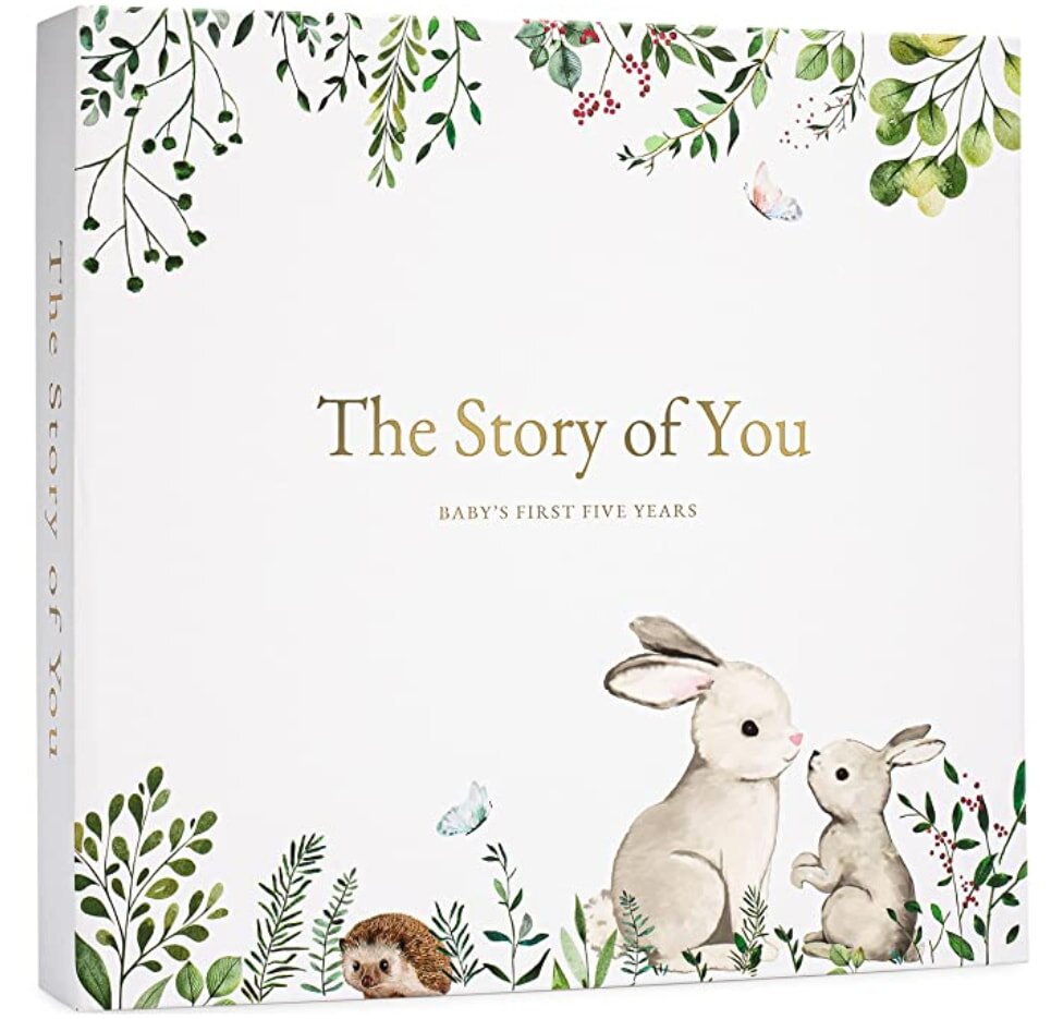 The Story of You baby book with rabbit and hedgehog illustrations