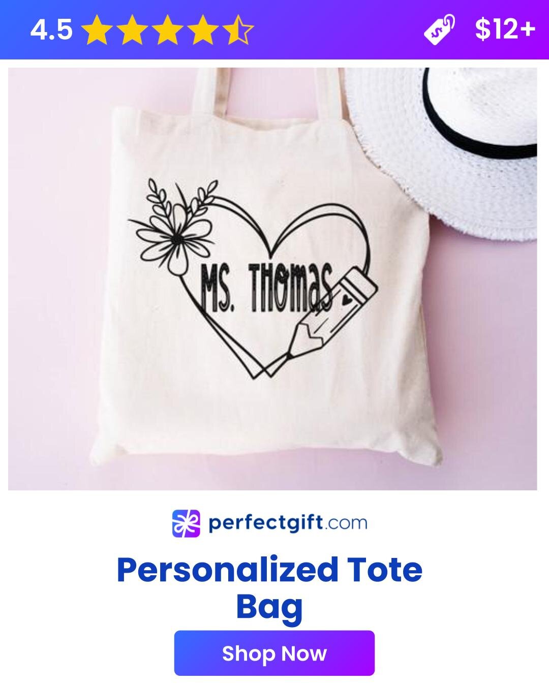 Personalized tote bag