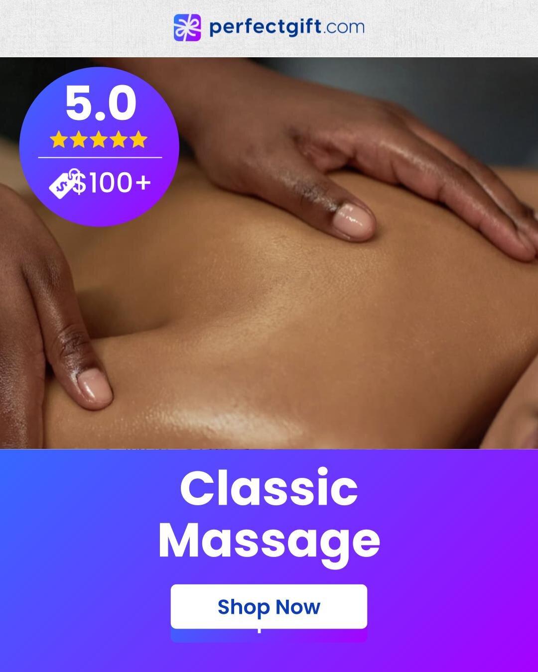 The perfect gift shop now offers a classic massage, enhancing relaxation and wellness for all customers.