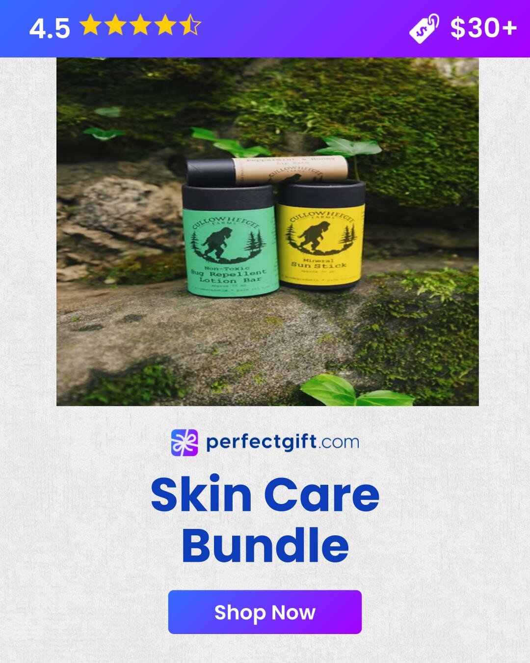 A beautifully arranged skin care bundle, showcasing various products ideal for gifting and personal care.