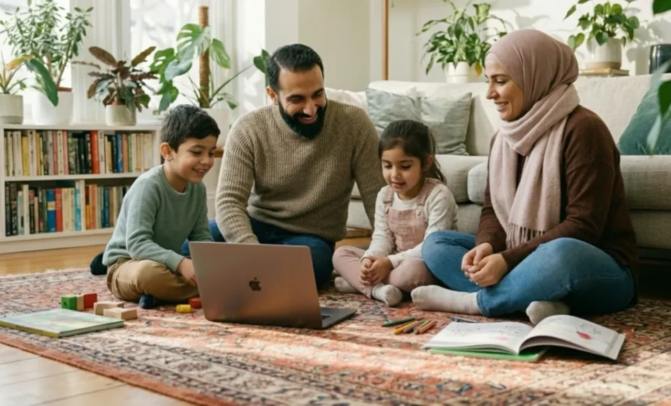 Couple planifiant ses projets d'épargne et d'investissement