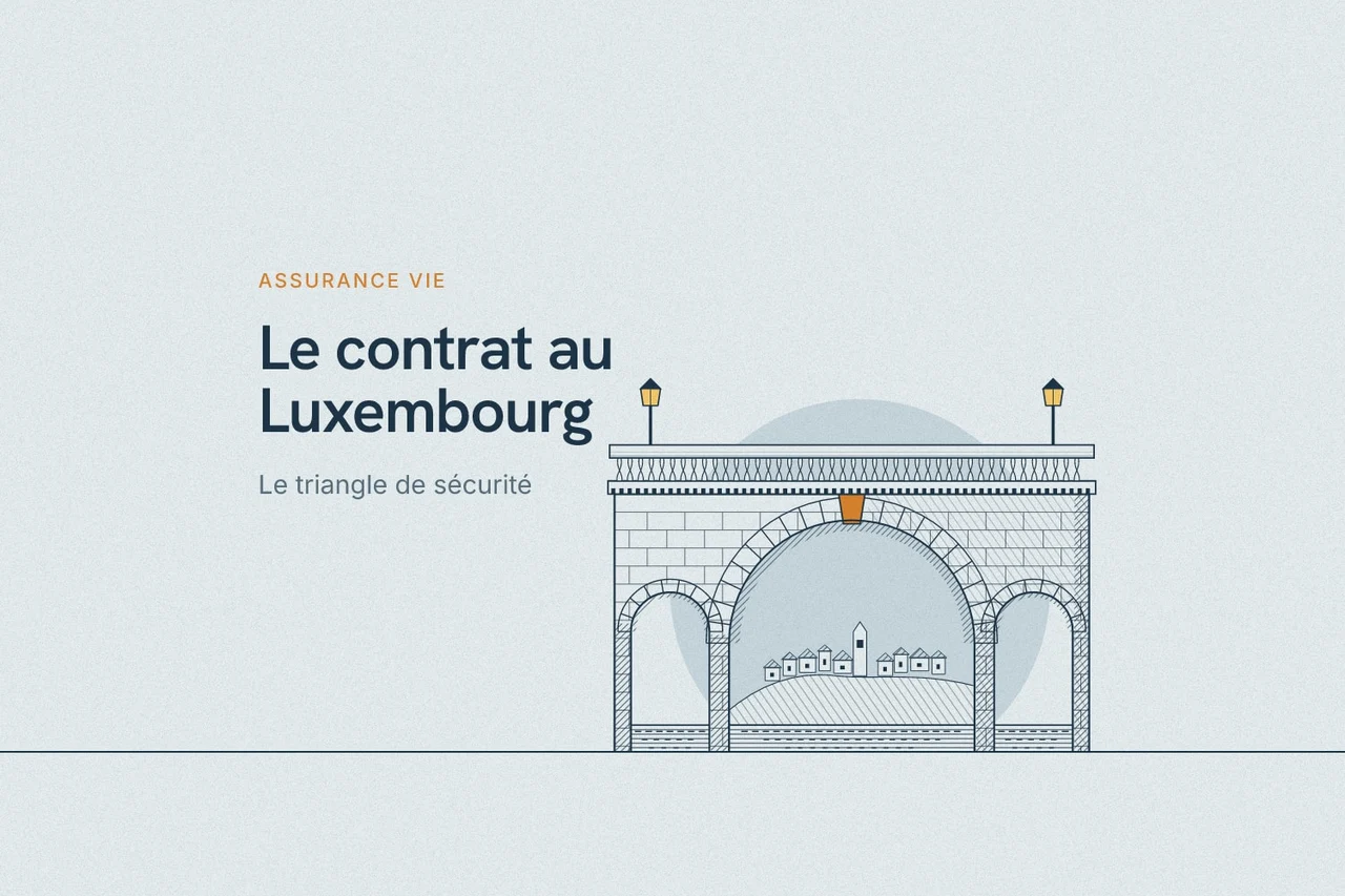 Gravure d'un viaduc de pierre à grande arche, comme à Luxembourg, la clé de voûte en couleur, une rivière sous les arches