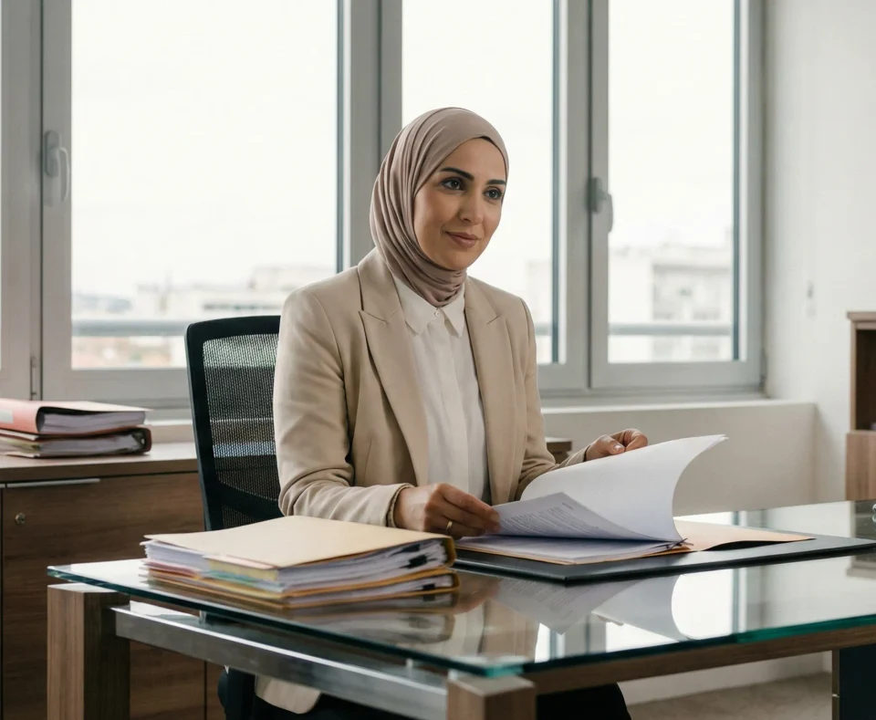 Ordinateur avec graphique financier