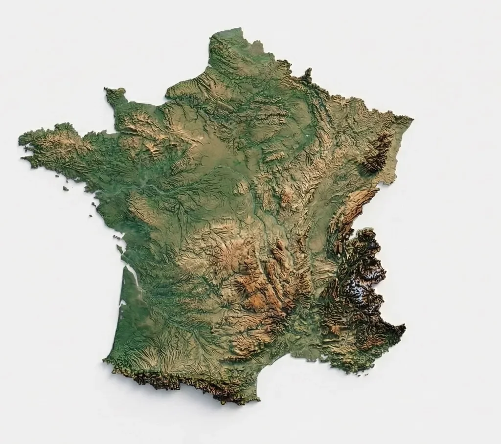 Carte de France Réseau