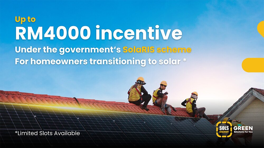 Up to RM4000 in Government Incentives For Upcoming Solar Customers