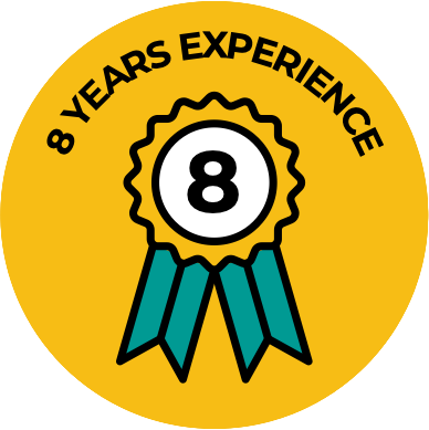8+ Years of Experience