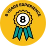 8+ Years of Experience