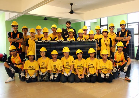 SOLS Solar Academy Students