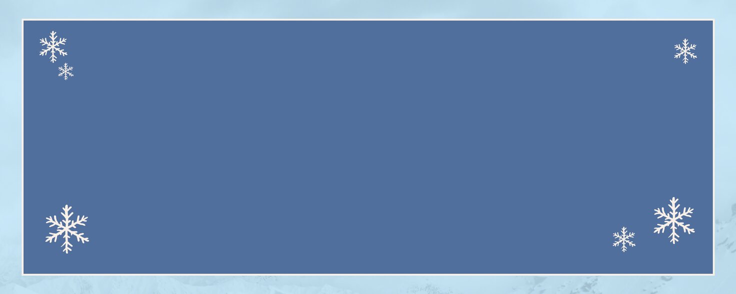 Blue Winter Background