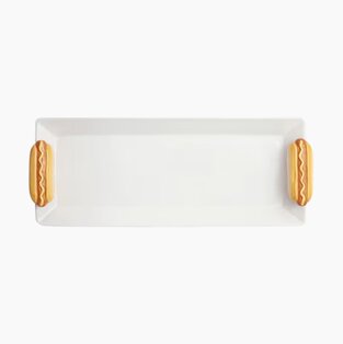Mud Pie Hot Dog Serving Tray
