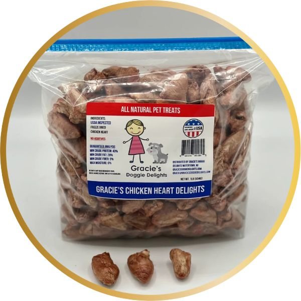 Gracie's Doggie Delights Chicken Hearts