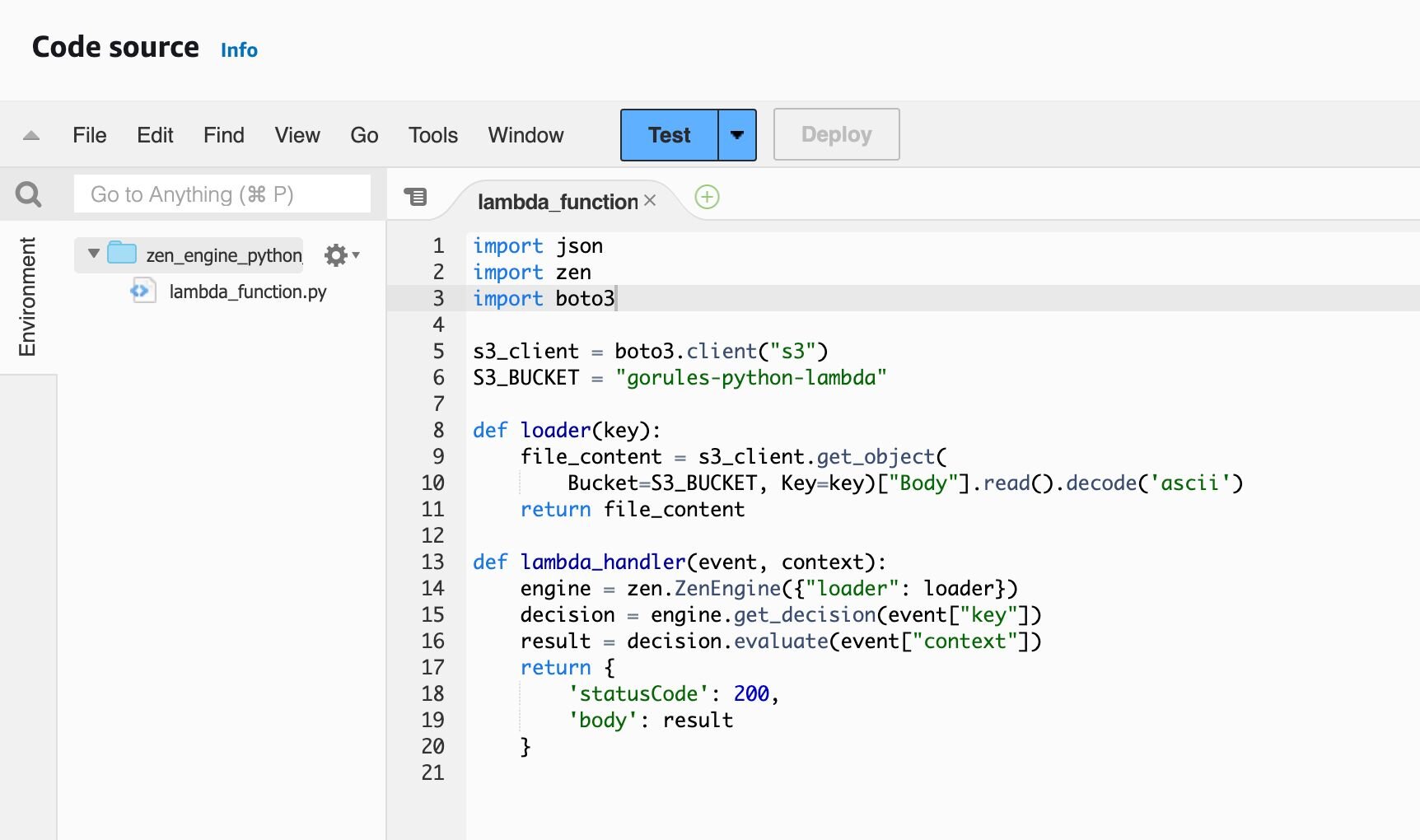 Python Business Rules Engine