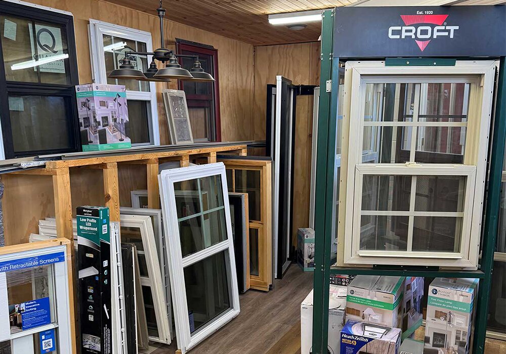 Windows available at Booneville Lumber Company.