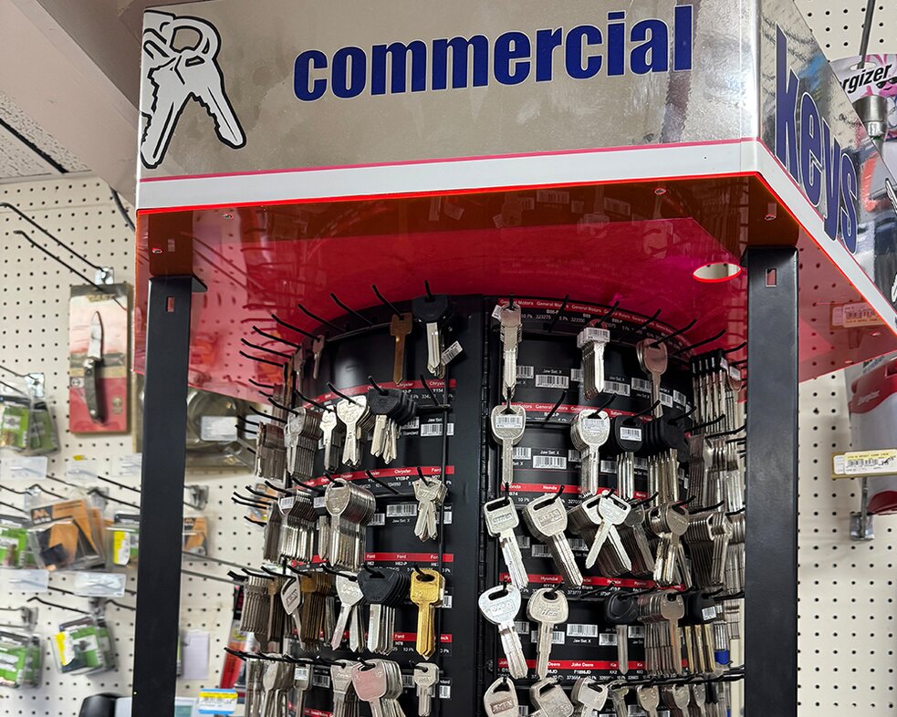 Key service available at Booneville Lumber Company.