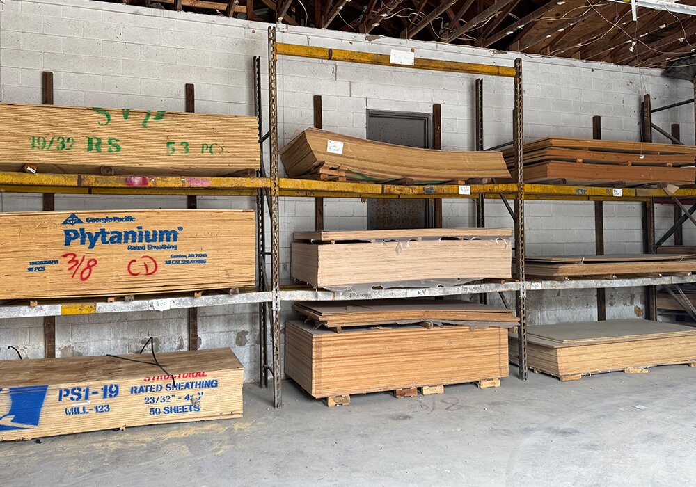 Lumber available at Booneville Lumber Company.