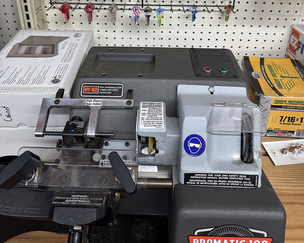 Key service available at Booneville Lumber Company.