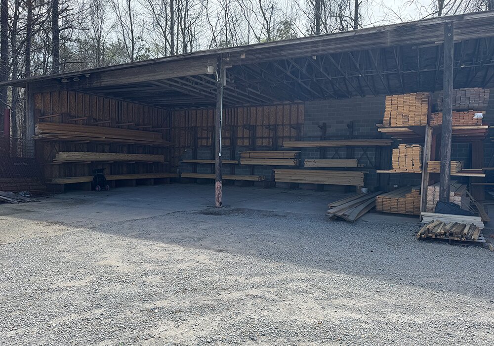 Lumber available at Booneville Lumber Company.