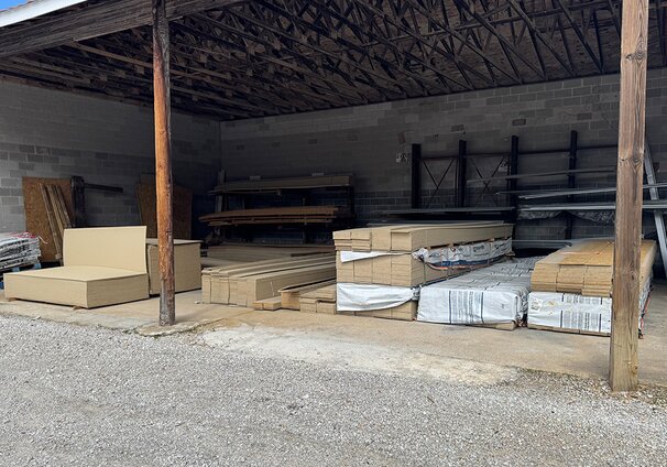 Siding materials available at Booneville Lumber Company.