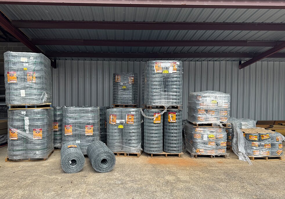 Fencing available at Booneville Lumber Company.